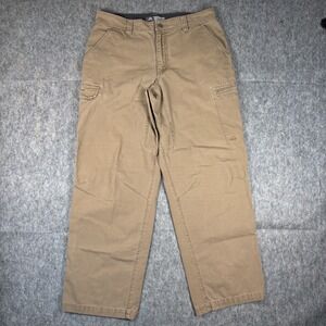 Vintage Y2K Nike ACG Wide Leg Pants Men's 34 x 32 Cotton Gorpcore Skater Brown